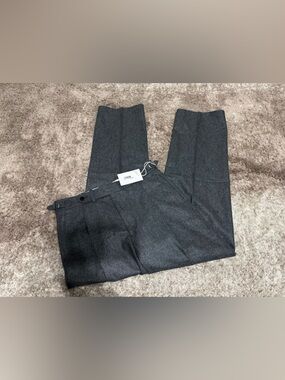 Grand Le Mar mid grey flannel wool trousers(wide fit)